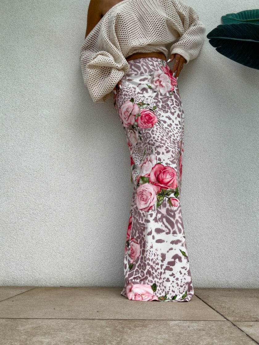 Spódnica VOGUE print pantera – rose - obrazek 13