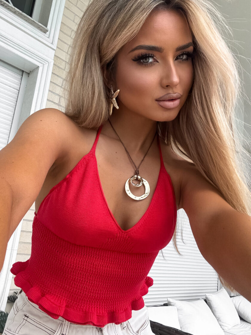 Top BELLA – czerwony - obrazek 10
