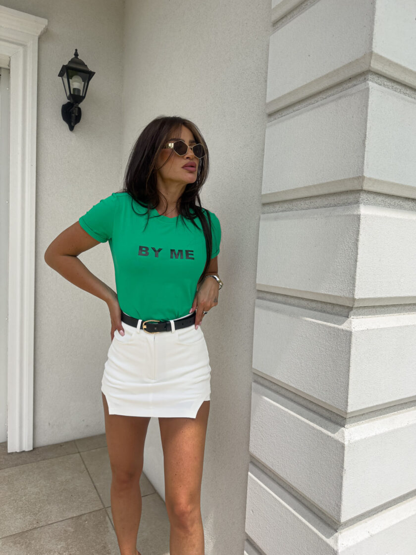 T-shirt GLAMOROUS - zieleń