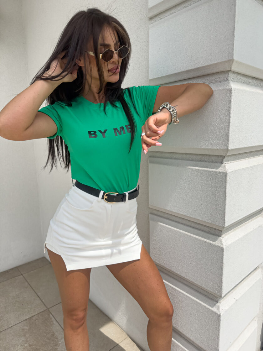 T-shirt GLAMOROUS - zieleń - obrazek 2