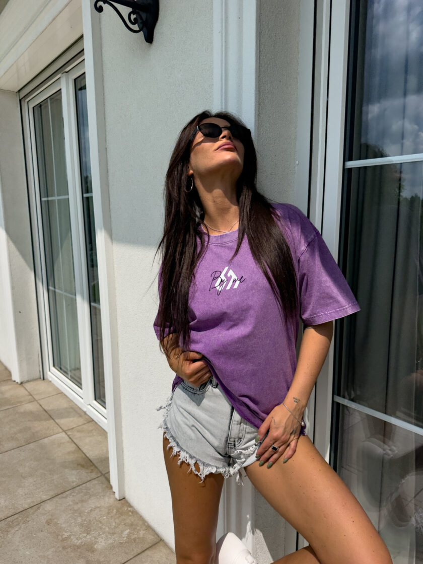 T-shirt MONETTE - fioletowy - obrazek 6