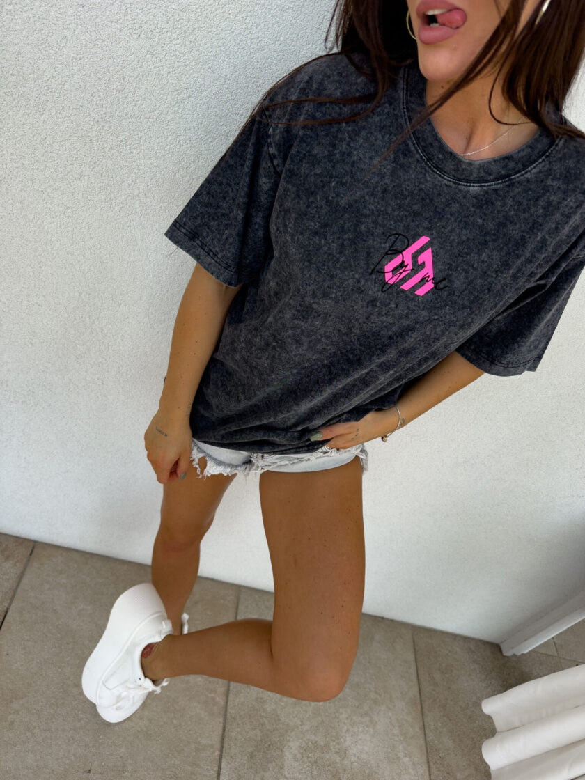 T-shirt MONETTE - czarny - obrazek 5