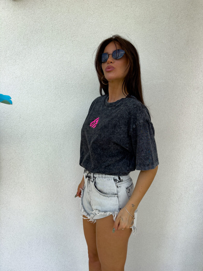 T-shirt MONETTE - czarny - obrazek 10