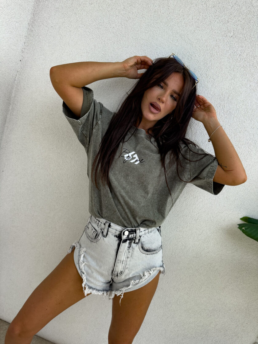T-shirt MONETTE - khaki - obrazek 2