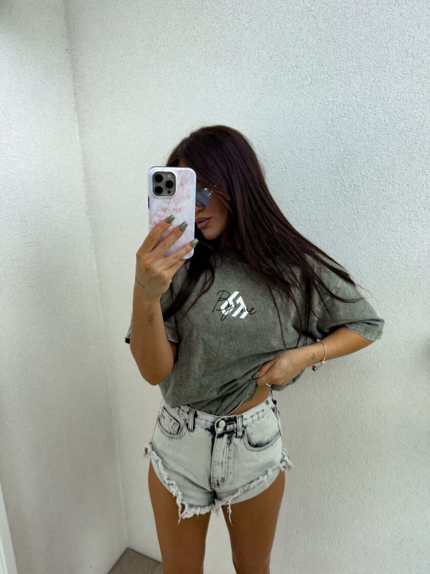 T-shirt MONETTE - khaki - obrazek 4