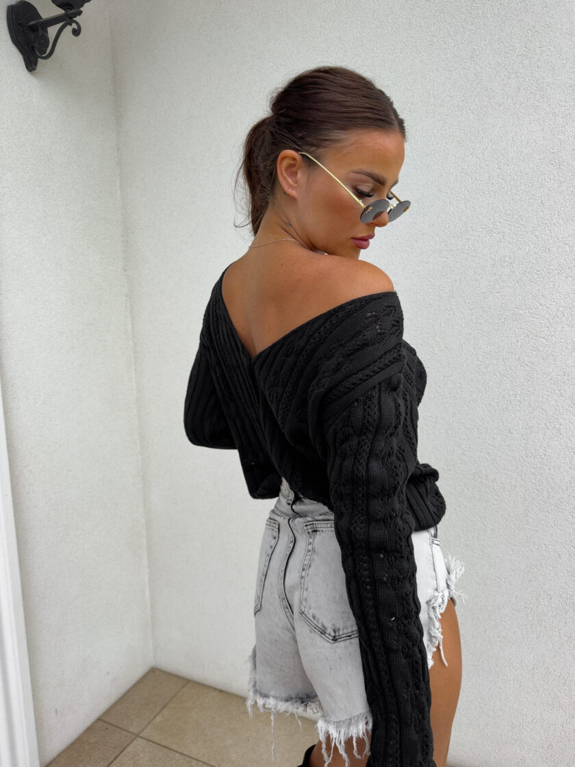 Sweter RICOTTA – czarny - obrazek 18