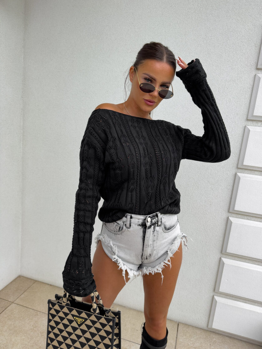 Sweter RICOTTA – czarny - obrazek 21
