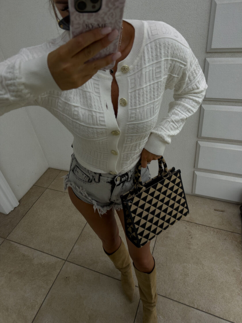 Sweter GIVEN – ecru - obrazek 6