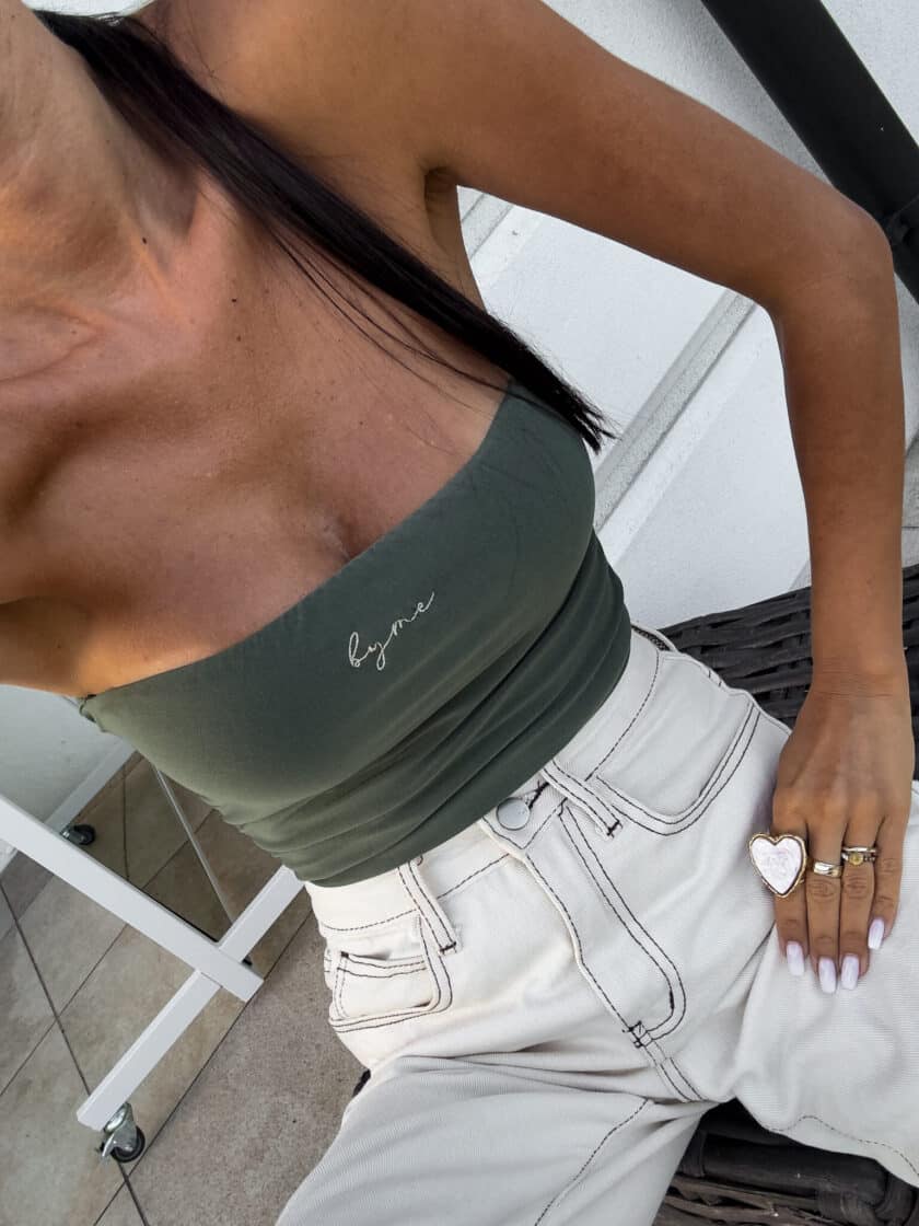 Top MAVEN - khaki - obrazek 3