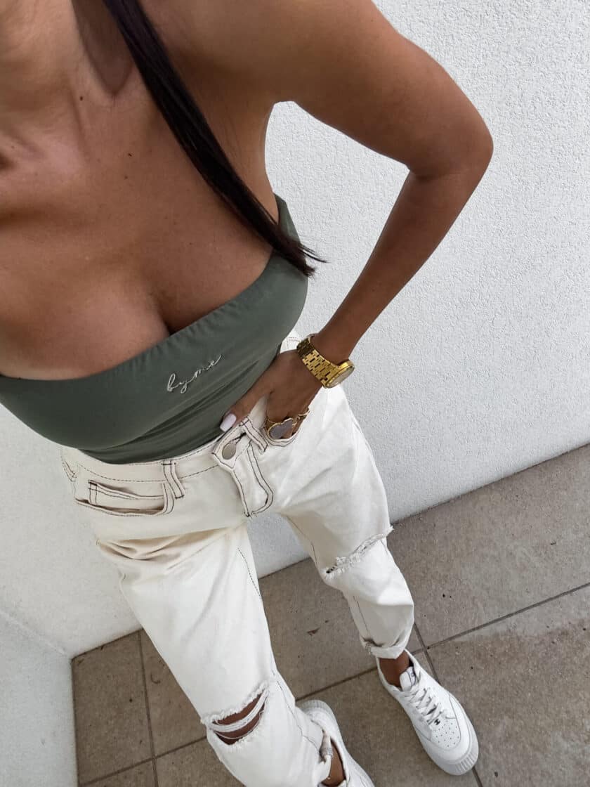 Top MAVEN - khaki - obrazek 4