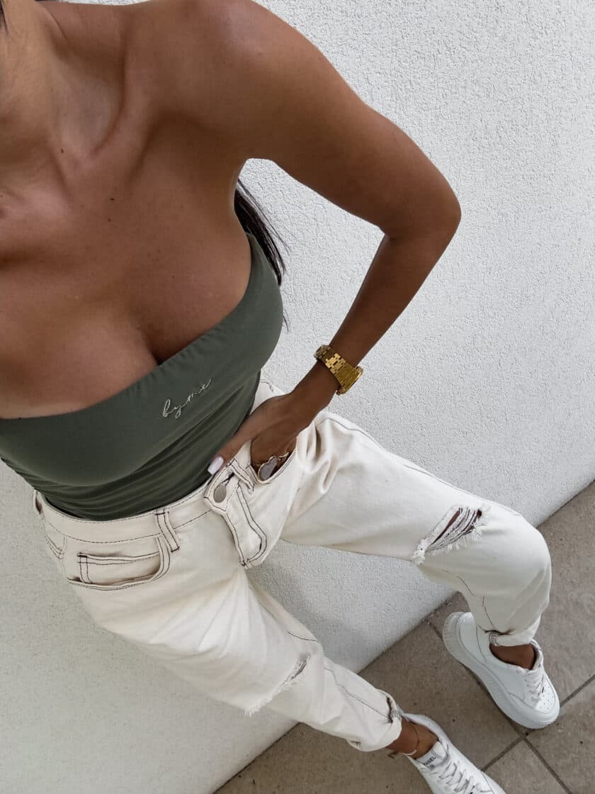 Top MAVEN - khaki - obrazek 5