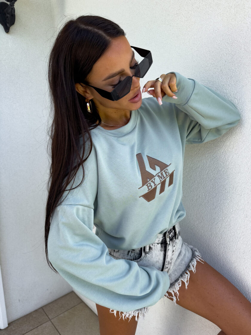 Bluza LUXIT – szałwiowa - obrazek 4