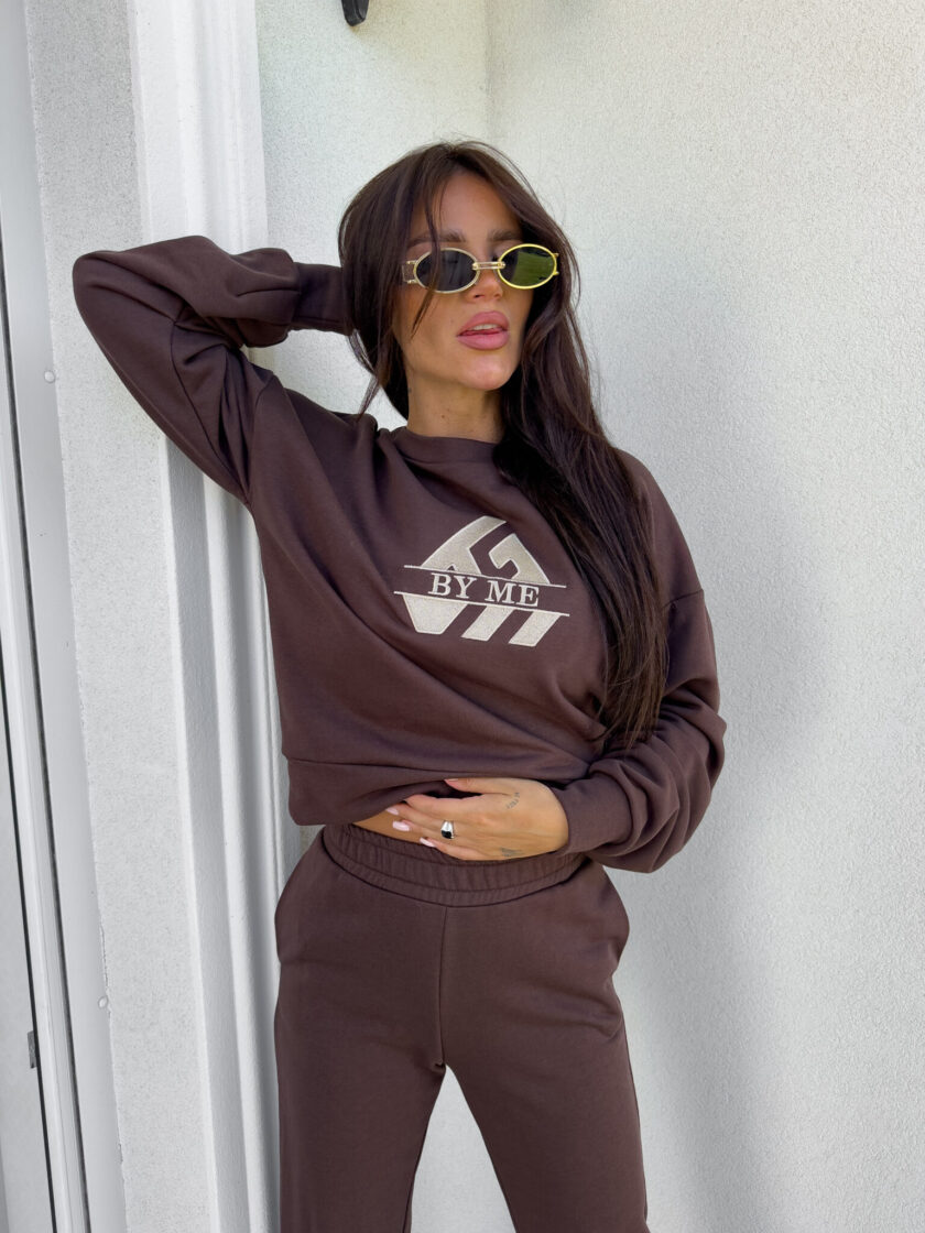 Bluza LUXIT – czekoladowa - obrazek 15