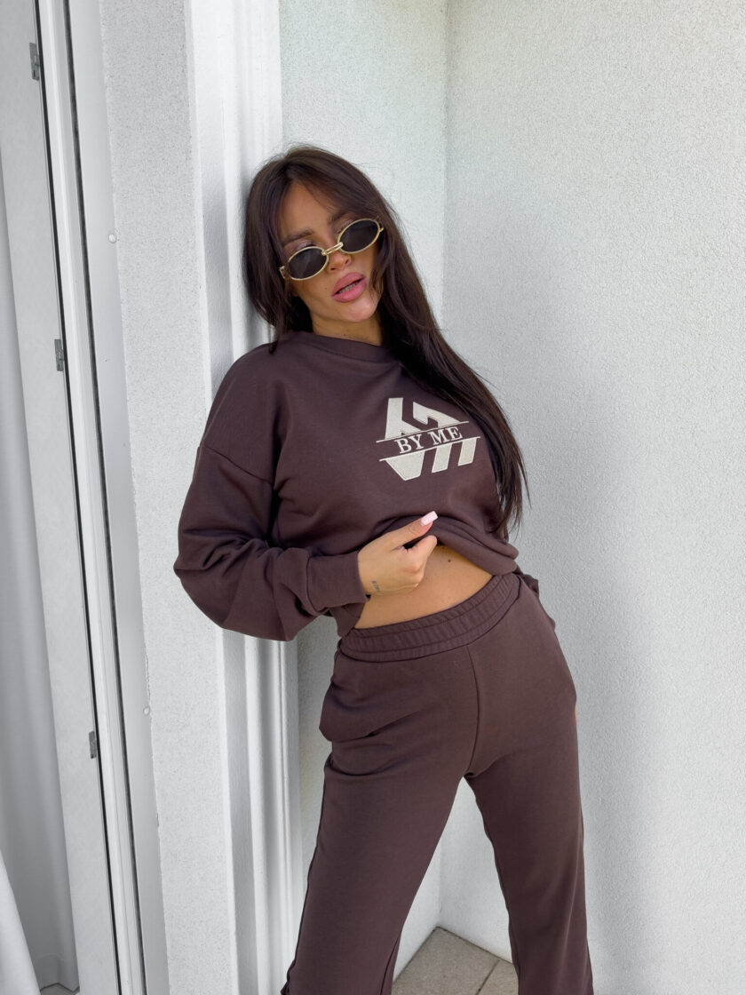 Bluza LUXIT – czekoladowa - obrazek 16