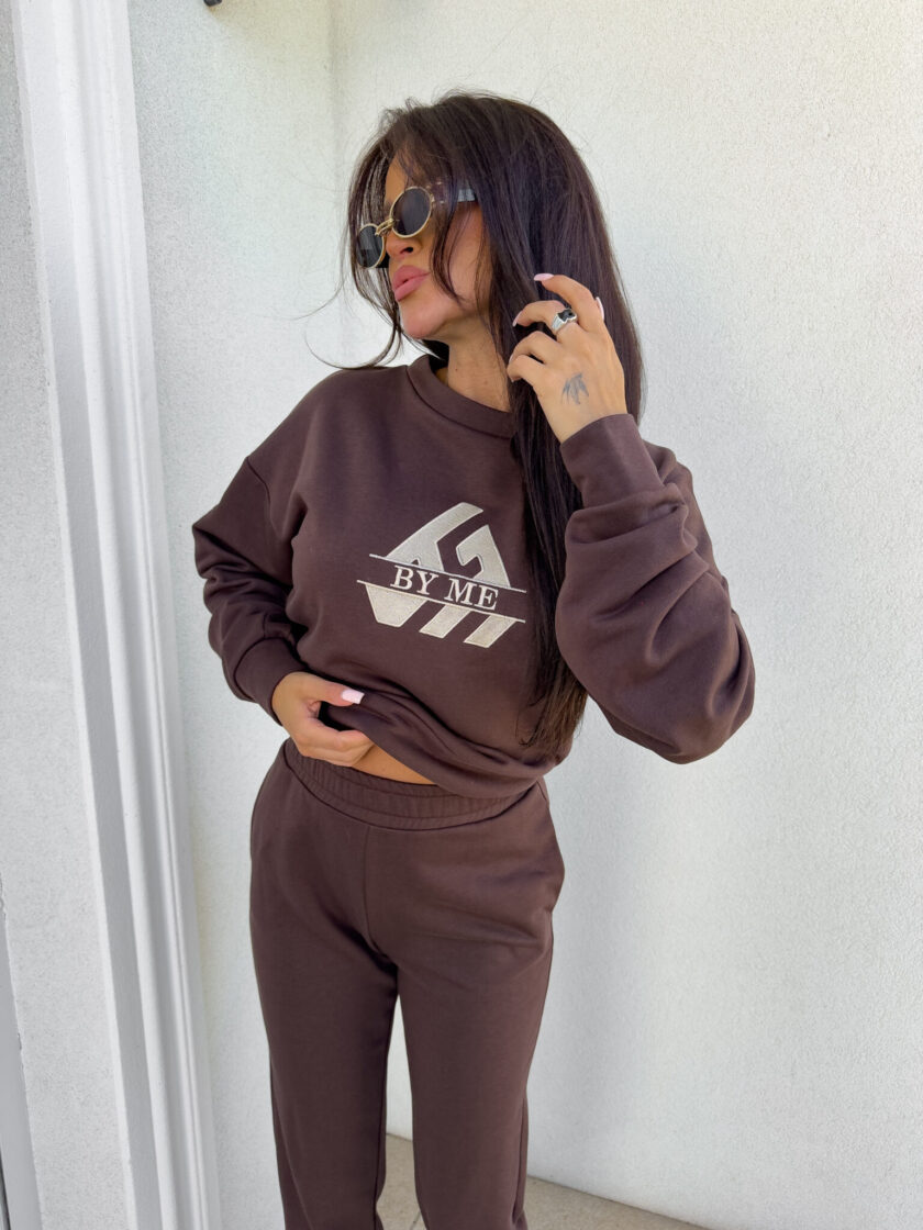 Bluza LUXIT – czekoladowa - obrazek 17