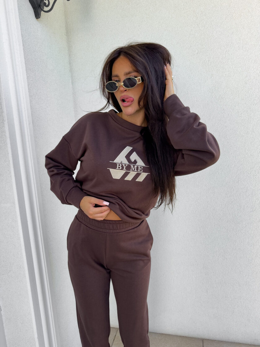 Bluza LUXIT – czekoladowa - obrazek 18