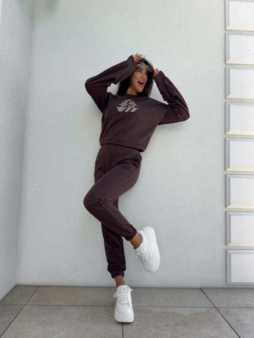 Bluza LUXIT – czekoladowa - obrazek 9