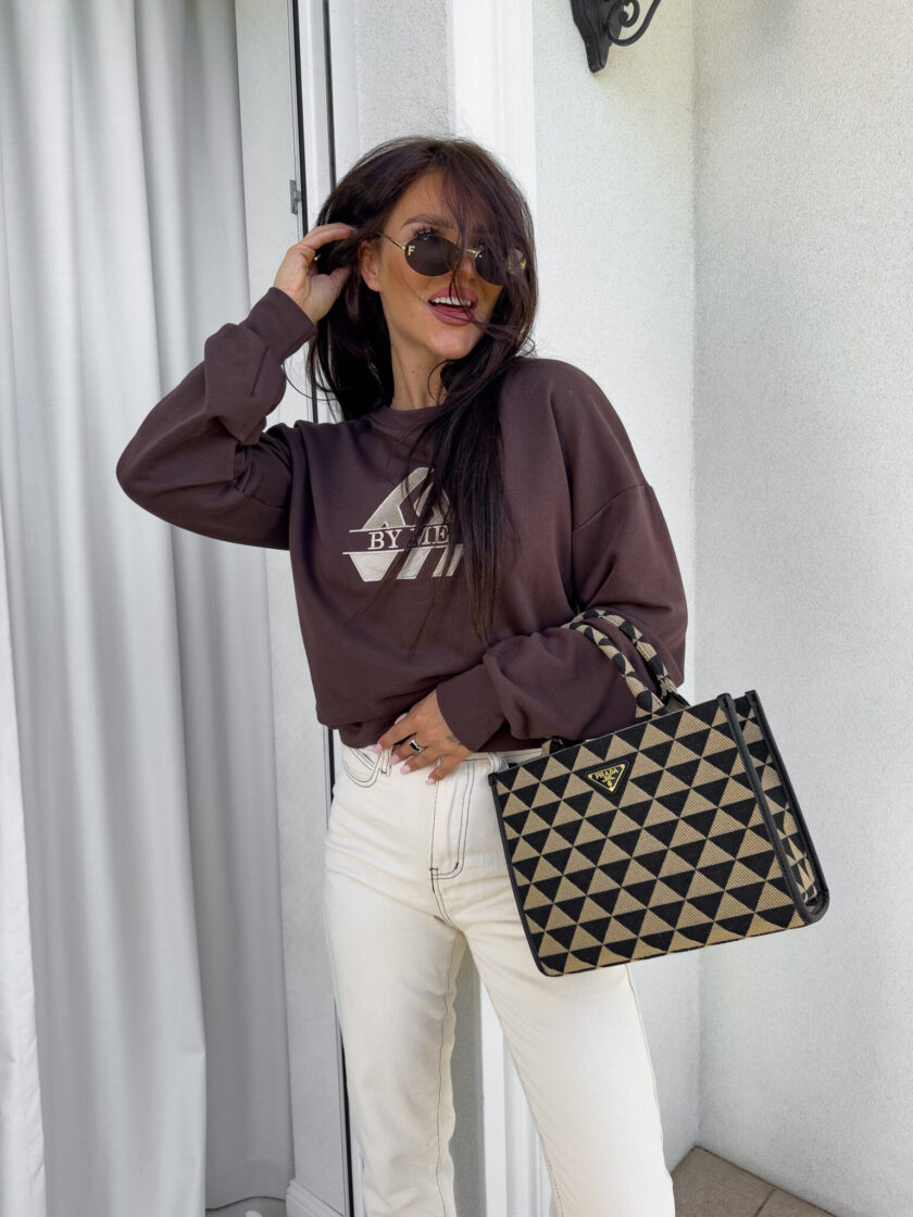 Bluza LUXIT – czekoladowa - obrazek 7