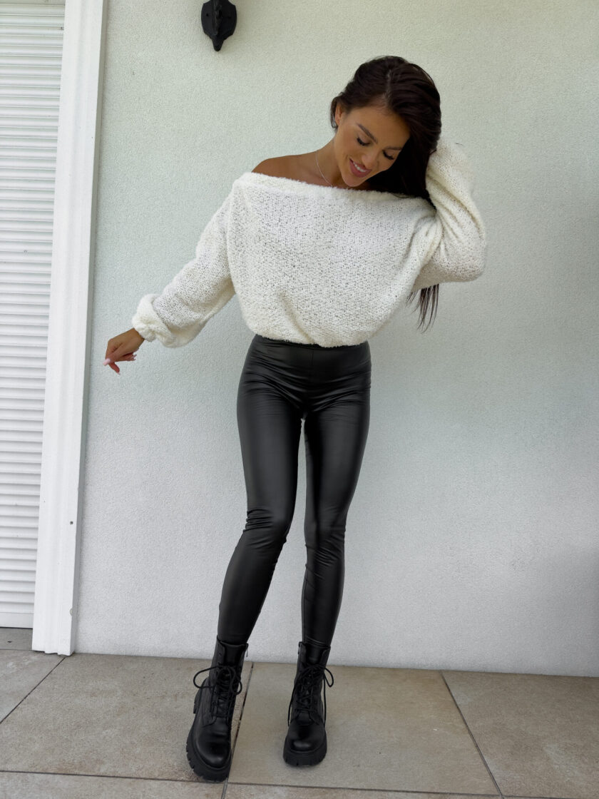 Bluza UNDER baranek  – ecru - obrazek 11