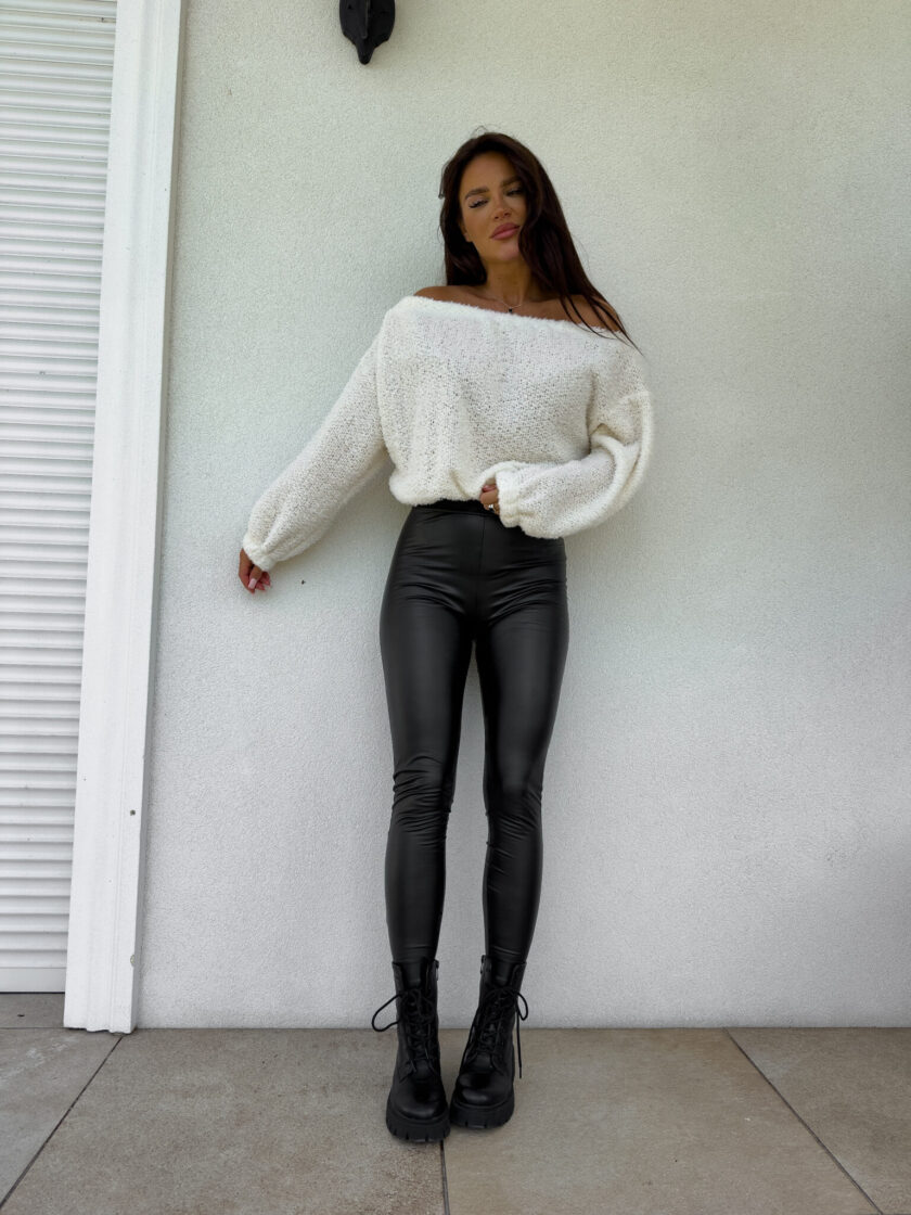 Bluza UNDER baranek  – ecru - obrazek 8