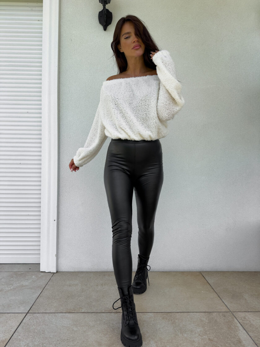 Bluza UNDER baranek  – ecru - obrazek 9