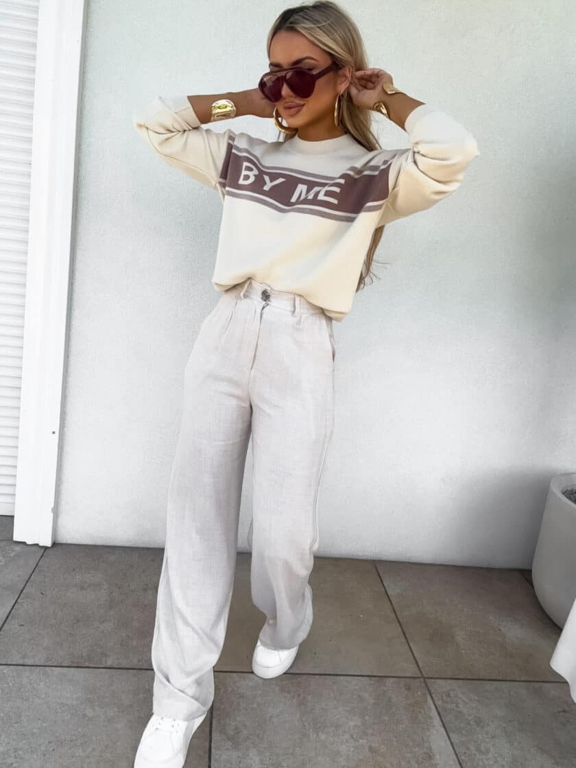Sweter CR By Me - jasny beż - obrazek 11