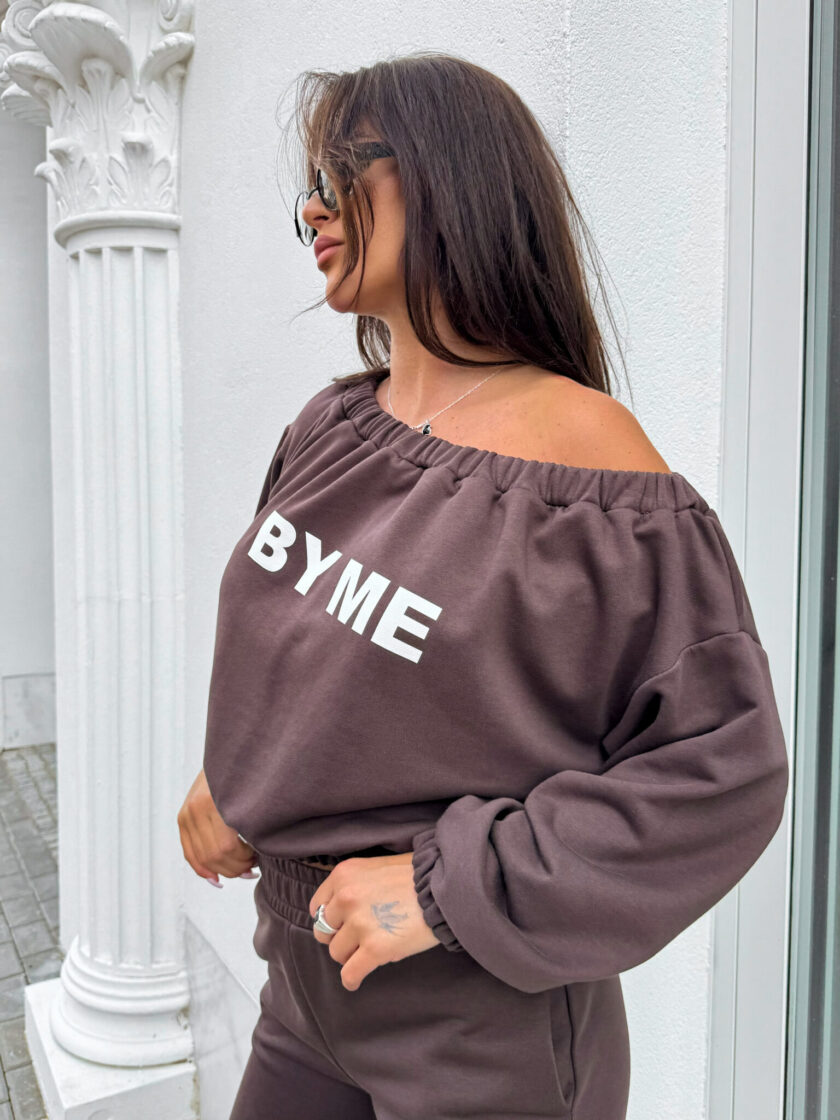 Bluza UNDER  – czekoladowa - obrazek 10