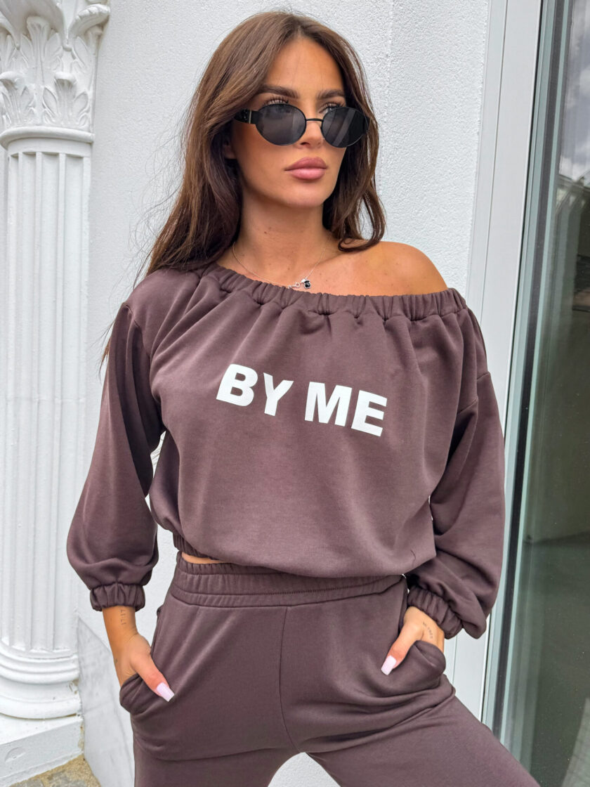 Bluza UNDER  – czekoladowa - obrazek 3
