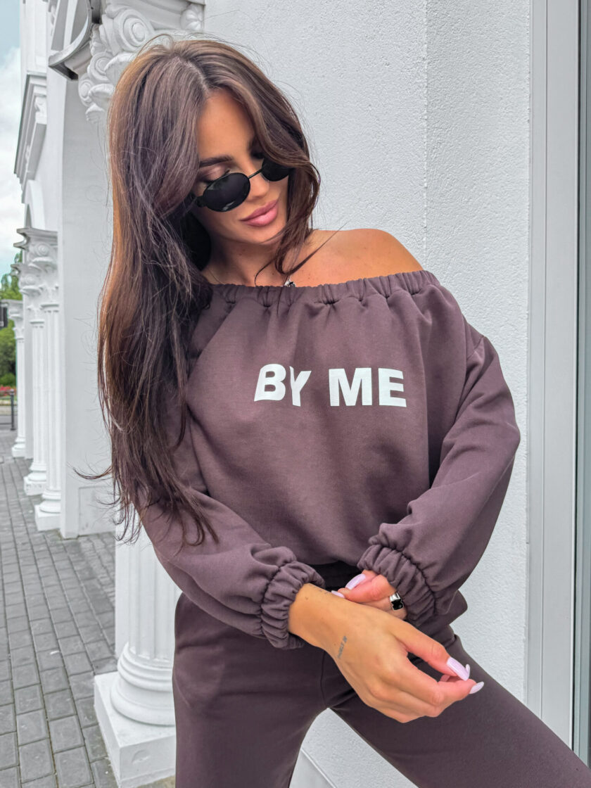 Bluza UNDER  – czekoladowa - obrazek 6