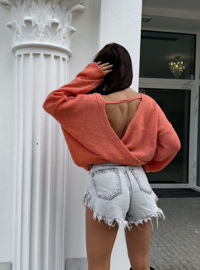 Sweter PHARELL – pomarańczowy