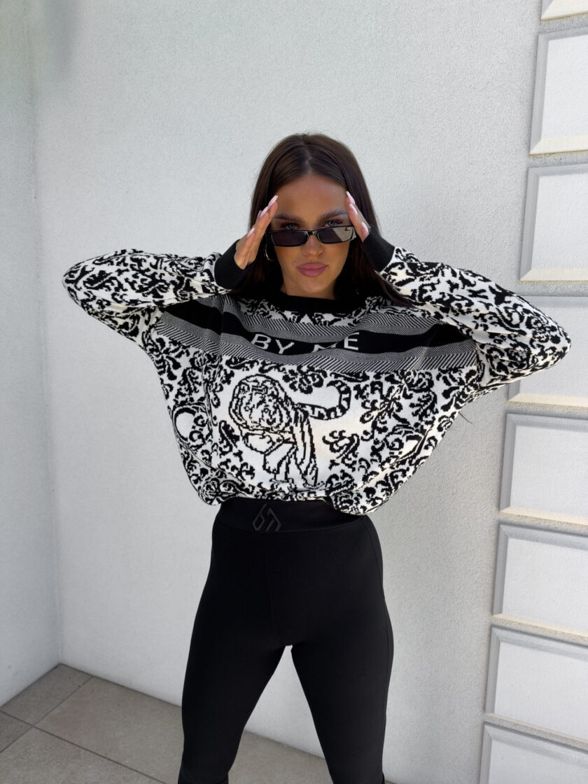 Sweter DIO - czarny - obrazek 14