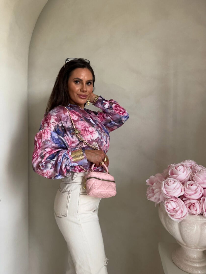 Koszula OVER SPRING - piwonia - obrazek 8