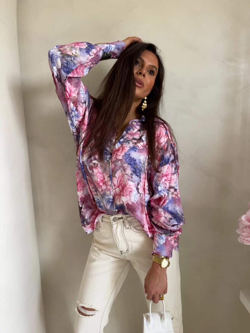 Koszula OVER SPRING - piwonia - obrazek 12