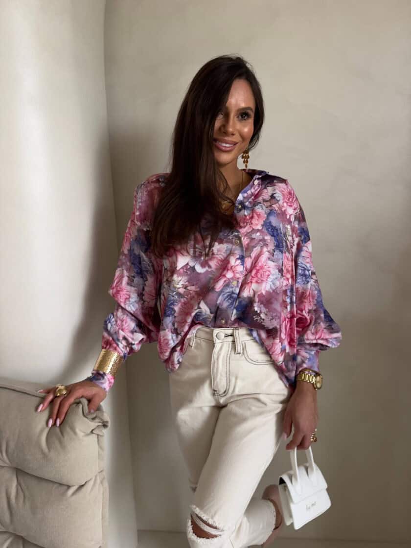 Koszula OVER SPRING - piwonia - obrazek 14