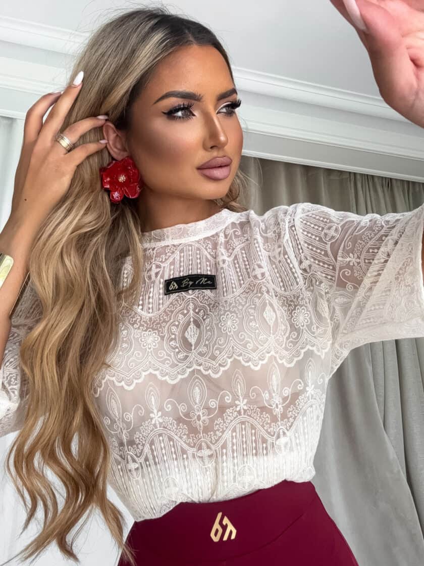 Bluzka PEROLA – ecru - obrazek 2