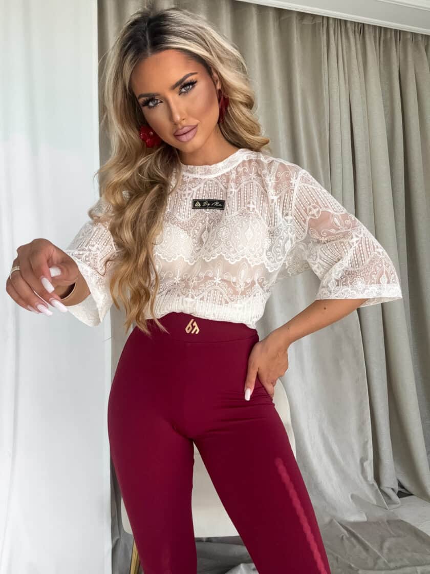 Bluzka PEROLA – ecru - obrazek 11