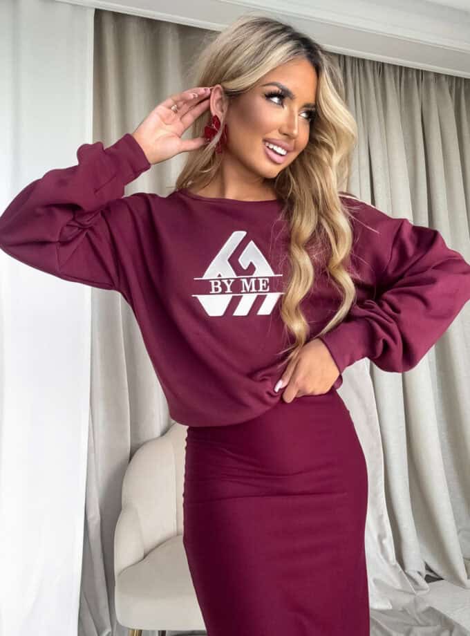 Bluza LUXIT – bordowa