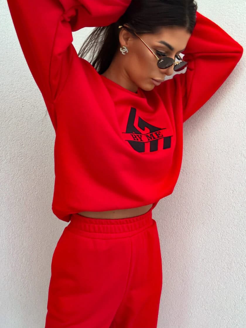 Bluza LUXIT – czerwona - obrazek 3
