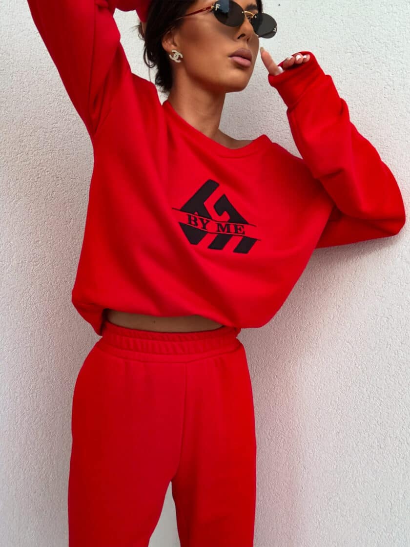 Bluza LUXIT – czerwona - obrazek 4