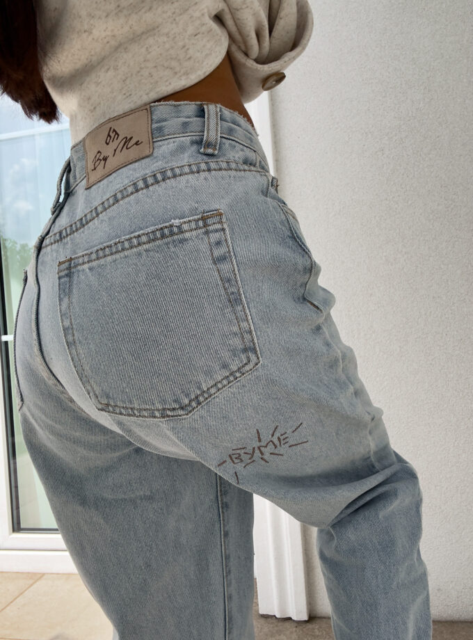 Jeansy MOM FIT BLESS – jeansowe