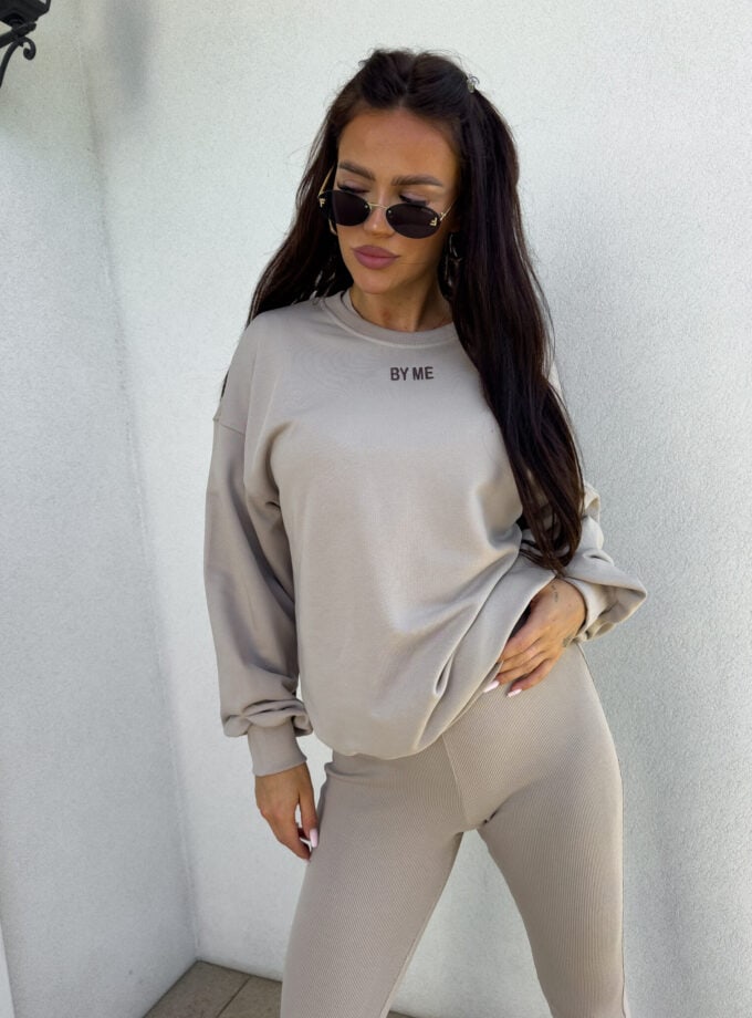 Bluza COTTON - taupe