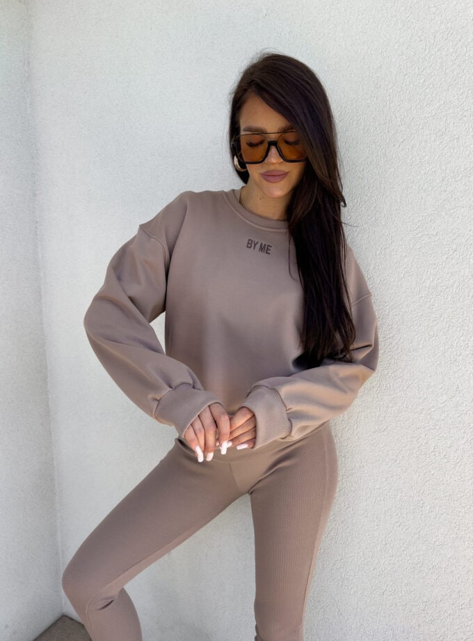Bluza COTTON - mokka
