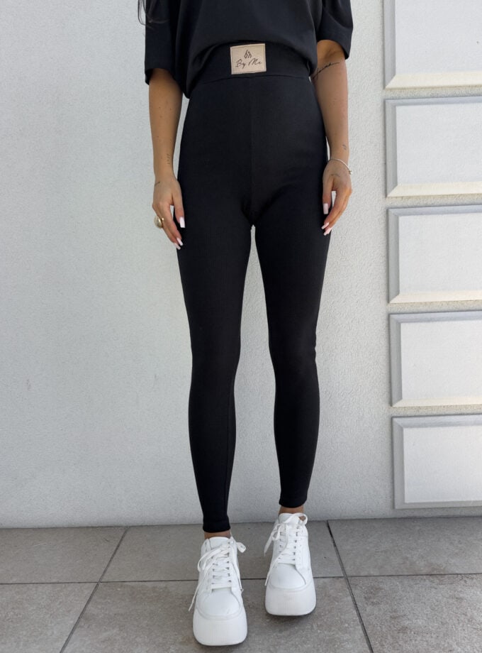 Legginsy COTTON - czarne