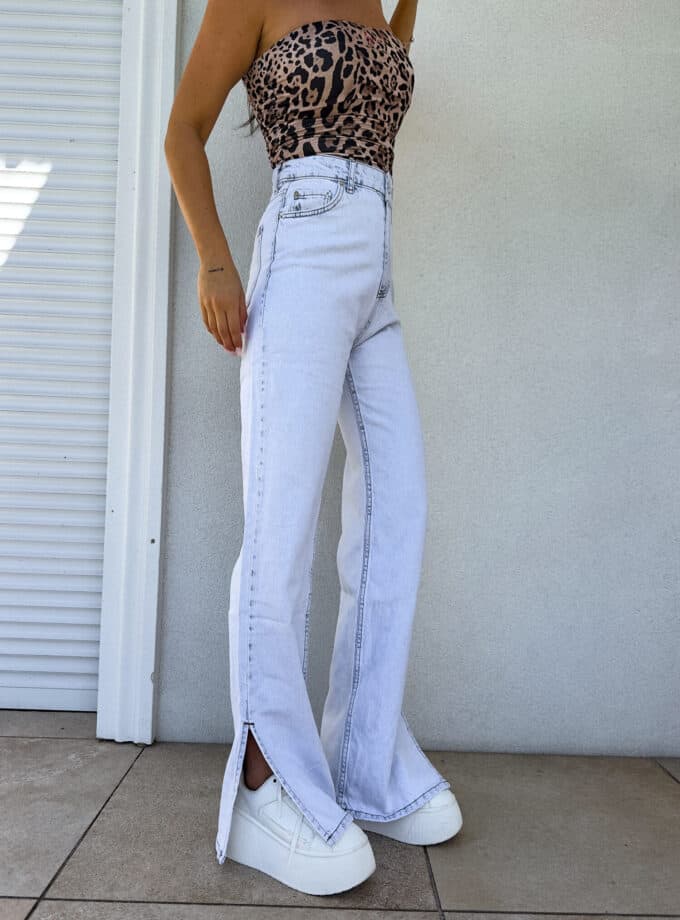 Jeansy FLARED – light jeans