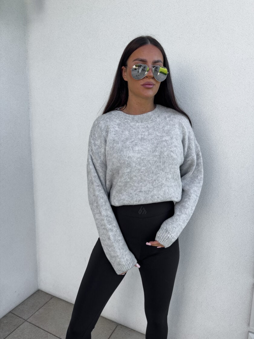 Sweter NERYS – szary - obrazek 7