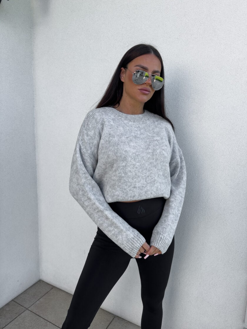 Sweter NERYS – szary - obrazek 8
