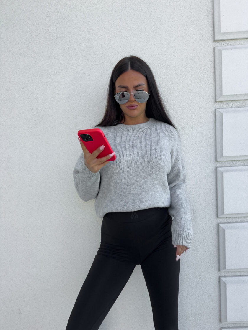 Sweter NERYS – szary - obrazek 14