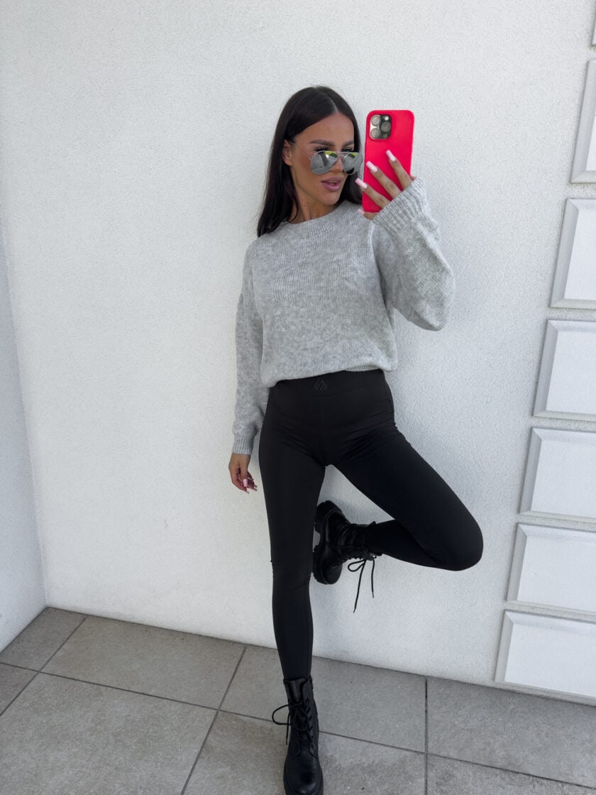 Sweter NERYS – szary - obrazek 3