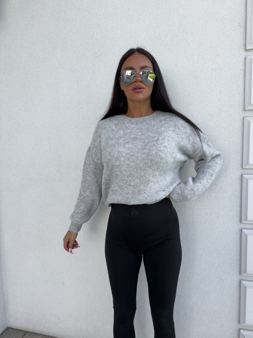 Sweter NERYS – szary - obrazek 12