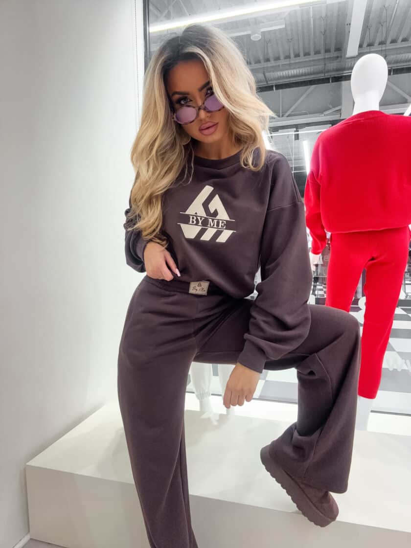 Bluza LUXIT – czekoladowa - obrazek 2